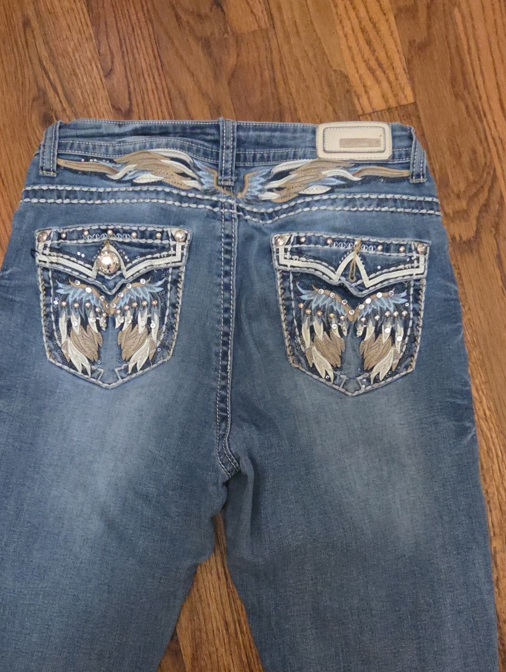 Sexy Couture Blue Bootcut Jeans Size 13